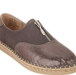 Yellow Box Grahm Silver Shimmer Espadrille Sneakers